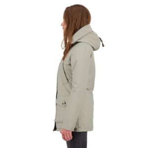 Airforce 4 Pocket Parka Zilver HRW0428-912 model side