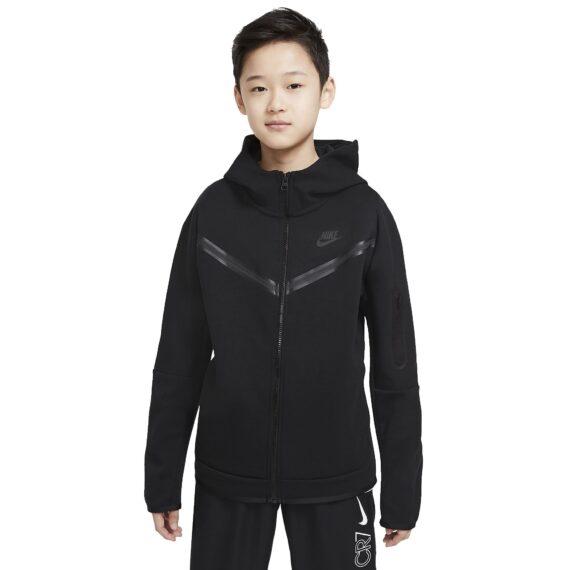 Nike Tech Fleece Vest Kids Zwart CU9223-010 front main