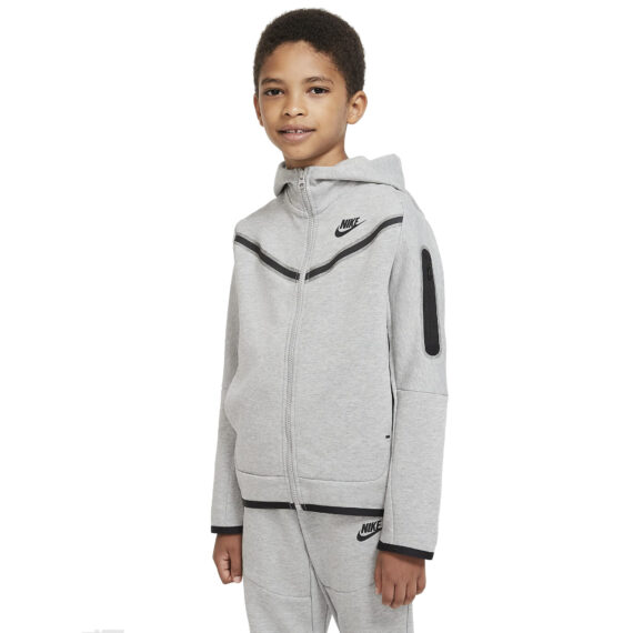 Nike Tech Fleece Vest Kids Grijs CU9223-063 front main