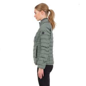 Airforce Padded Jacket Gun Metal FRW0501-970 side model