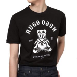 Hugo Boss Duto T-Shirt Zwart model front