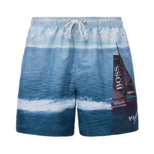 Hugo Boss Springfish Zwembroek Blauw front main