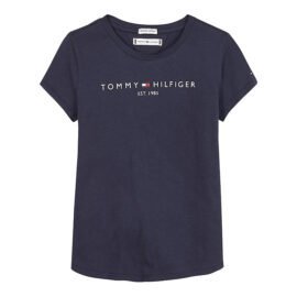 Tommy Hilfiger Essential T-Shirt Meiden Blauw KG0KG05242-C87 front main