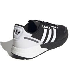 Adidas ZX 1K Boost Sneaker Zwart FX6515 back angle
