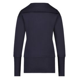 House of Gravity Turtle Neck Sweater Donkerblauw back