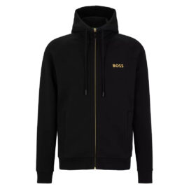 Hugo Boss Saggy Vest Zwart Voorkant Heren