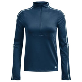 Under Armour Train Cold Weather Met Korte Rits Petrol Blue Dames