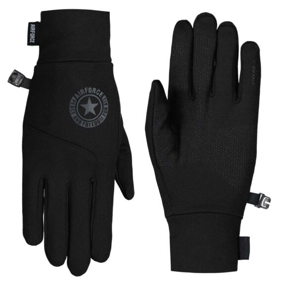 Airforce Tecnical Gloves Zwart