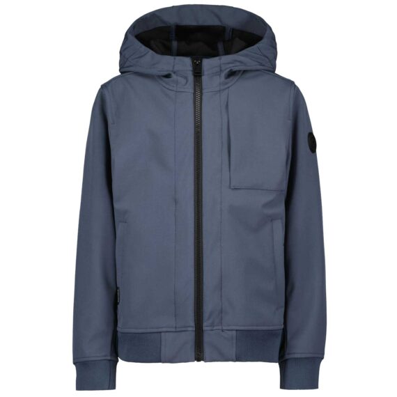 Airforce Softshell Jacket Chestpocket Kids Ombre Blue HRB0575-SS23556