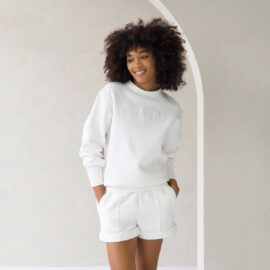 House Of Gravity Boxy Sweater Dames Wit